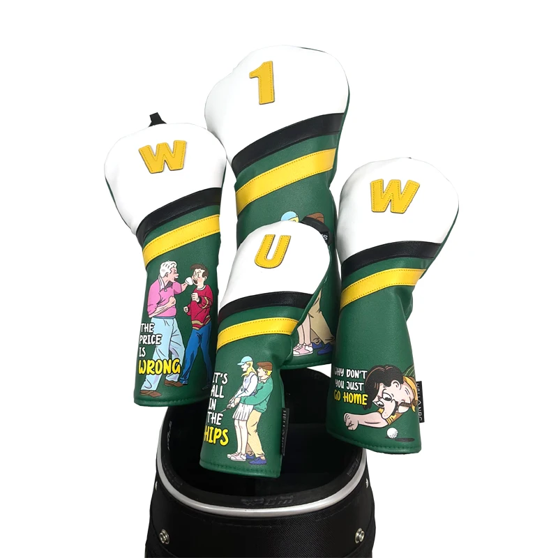 Copritesta Per Mazze Da Golf - Set Di 3 Per Driver, Legni E Ibridi
