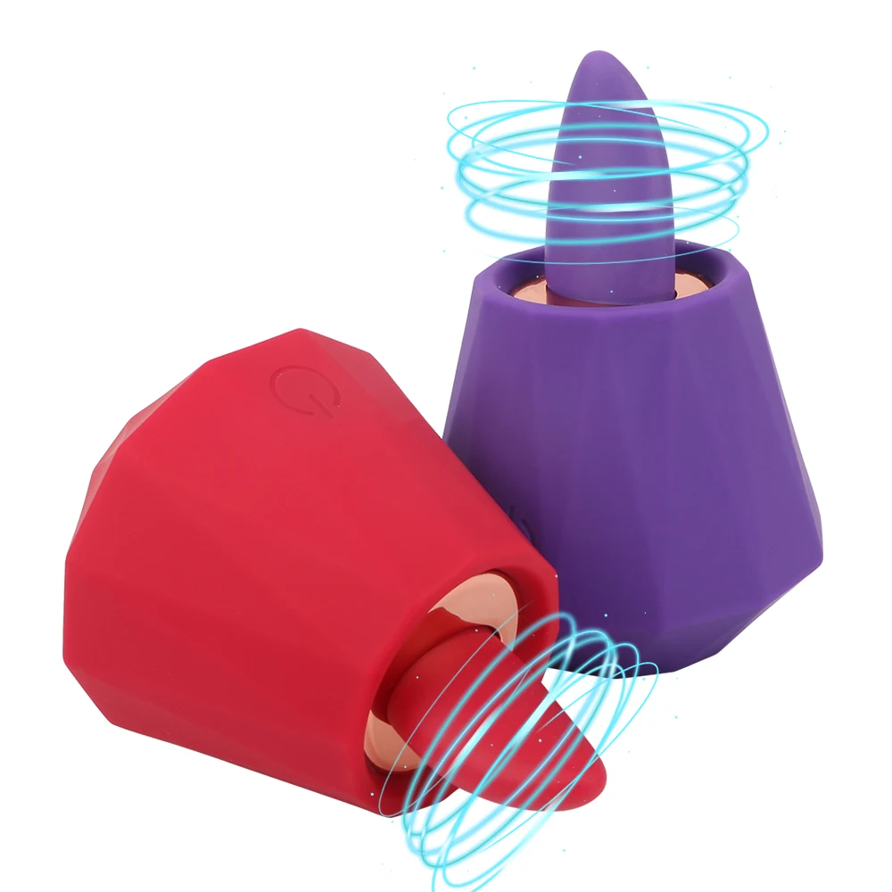 Vibrator Mit Zungenstimulation Für Damen Klitoris Nippel Massage_voghion.com