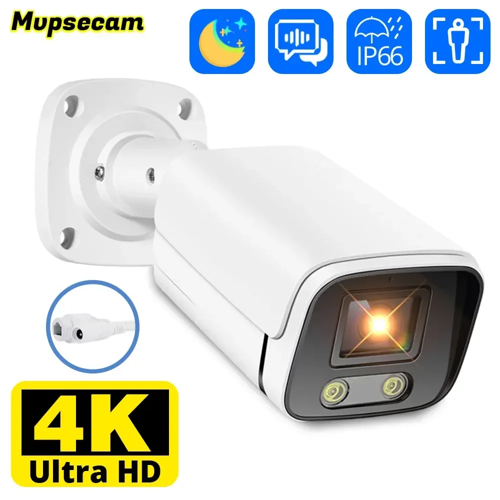 

4K 8MP 5MP POE IP Camera 2 Way Audio CCTV Security Surveillance Camera Waterproof Outdoor Night Vision HD Video Monitor H.265