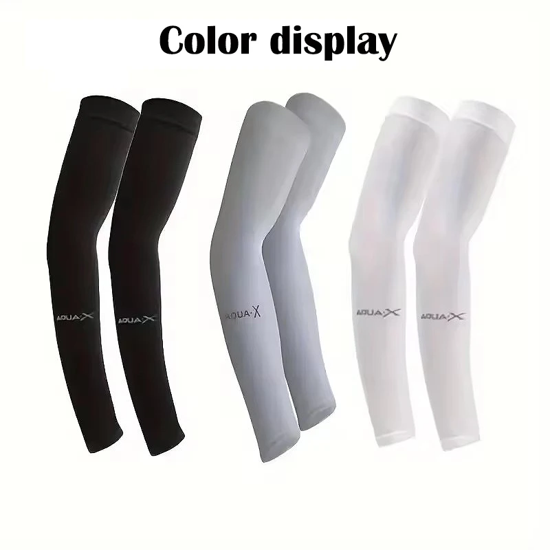 3 Pairs of Breathable Sun Protection Sleeves for Outdoor Sports Mosquito Proof Arm Covers for Driving UV Resistant Ice Sleeves
