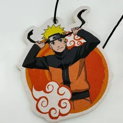 Anime - Inspired Car Fragrance Pendant - Long - Lasting Scented Tablets & Car Deodorizer Gift (Naruto)