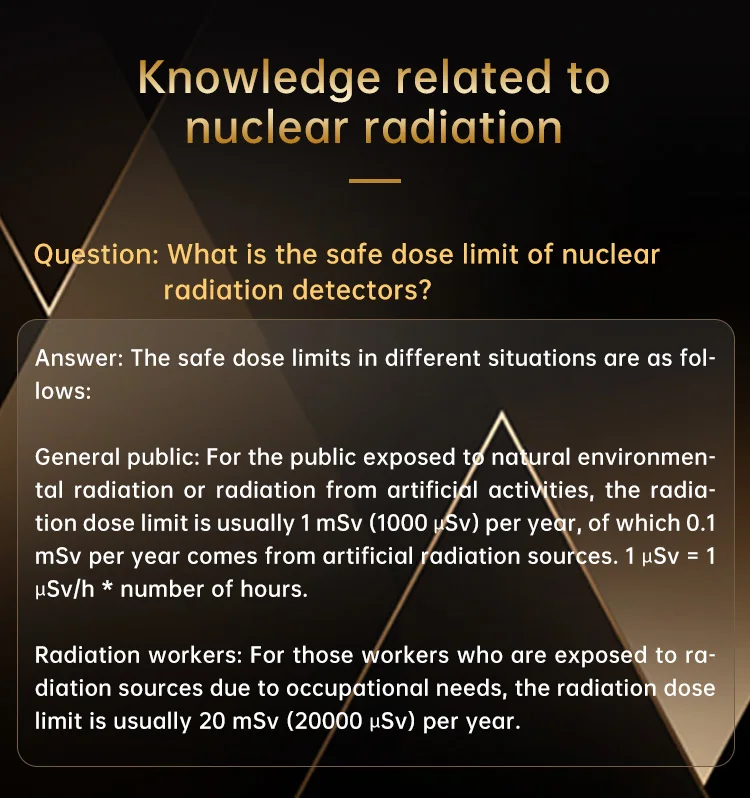 ND1 Geiger Counter - Nuclear Radiation Detector, X/γ/β-ray, Rechargeable