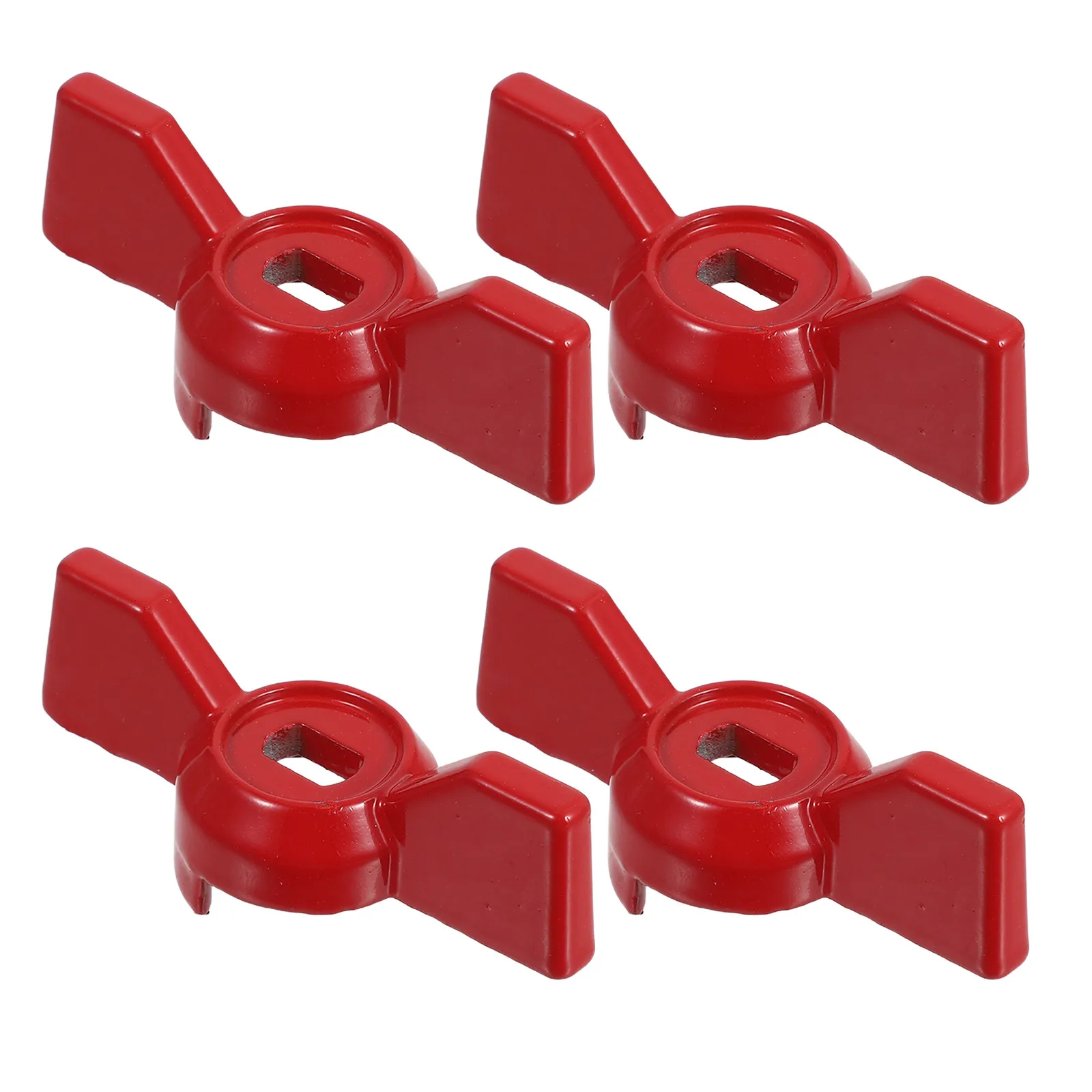 4Pcs 교체 레버 핸들 야외 탭용 범용 볼 밸브 정원 수도꼭지 물 차단 밸브 6x10mm