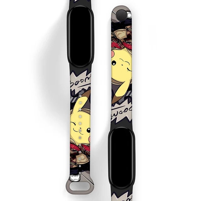 New Pokemon Electronic Watch Pikachu Cartoon Digital Electronic Waterproof LED Watch Wristband Children's Toy Christmas Gift 1pcs watch