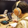 FiiO FT1 Closed-Back Over-Ear Headphone 60mm Dynamic Driver Hi-Res Audio Wired HiFi American Black Wood Ear Cups for Studio 6