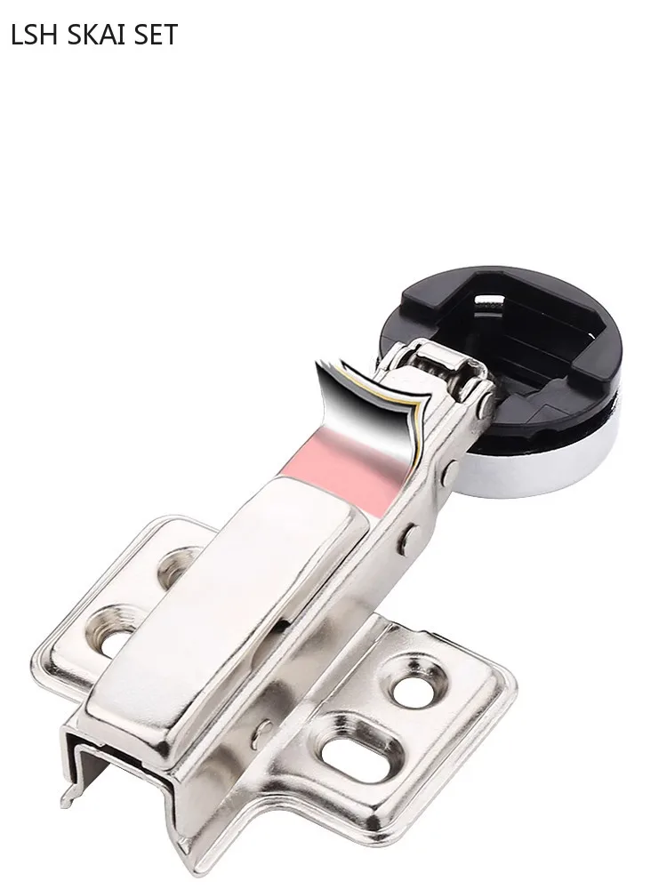 Door Hinges 2pcs Glass Door Hydraulic Soft Closing Concealed Hinge Furniture Hardware Damper Hinge Screw