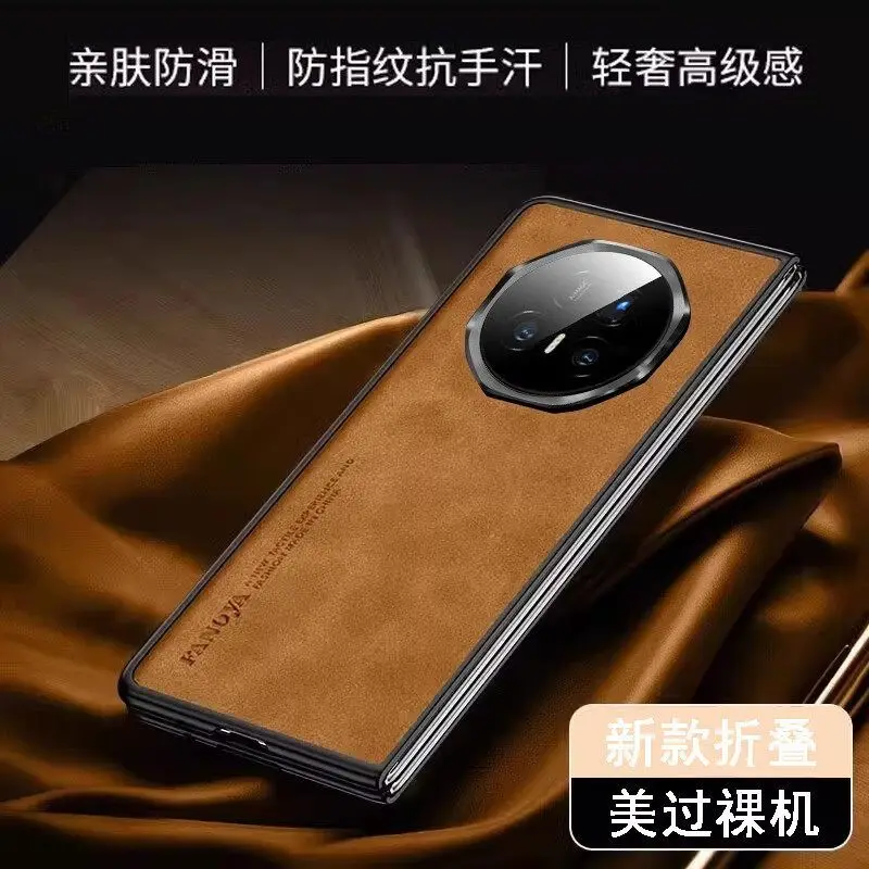 Luxury Leather Shockproof Bumper Case with Camera Protection