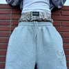 Y2K Retro Sweatpants Double Waisted Embroidered Camouflage Pattern Wide Leg Pants Men Trend Casual Streetwear Unisex Baggy Pants 5