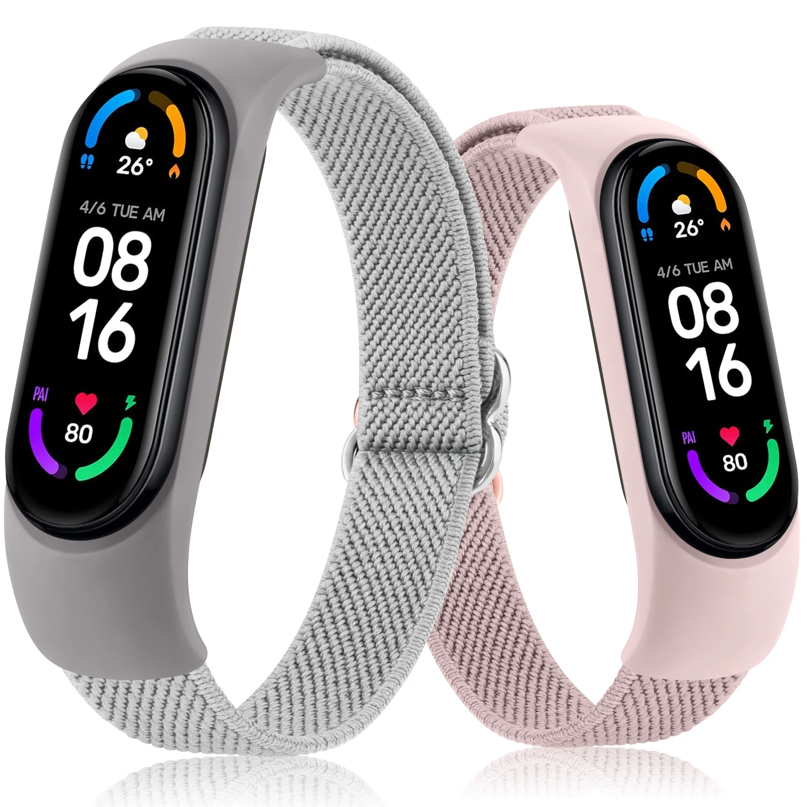 

Elastic Nylon Watch Strap For Xiaomi Mi Band 7 6 5 4 3 Band Adjustable Wristband For Xiaomi Mi Band 3 4 5 6 7 Strap Replacement