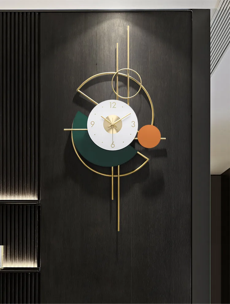 Grande Horloge Murale 3D au Design Moderne