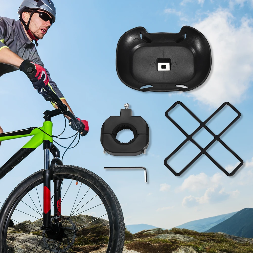 Portable Bike Speaker Mount Plastic Black Adjustable