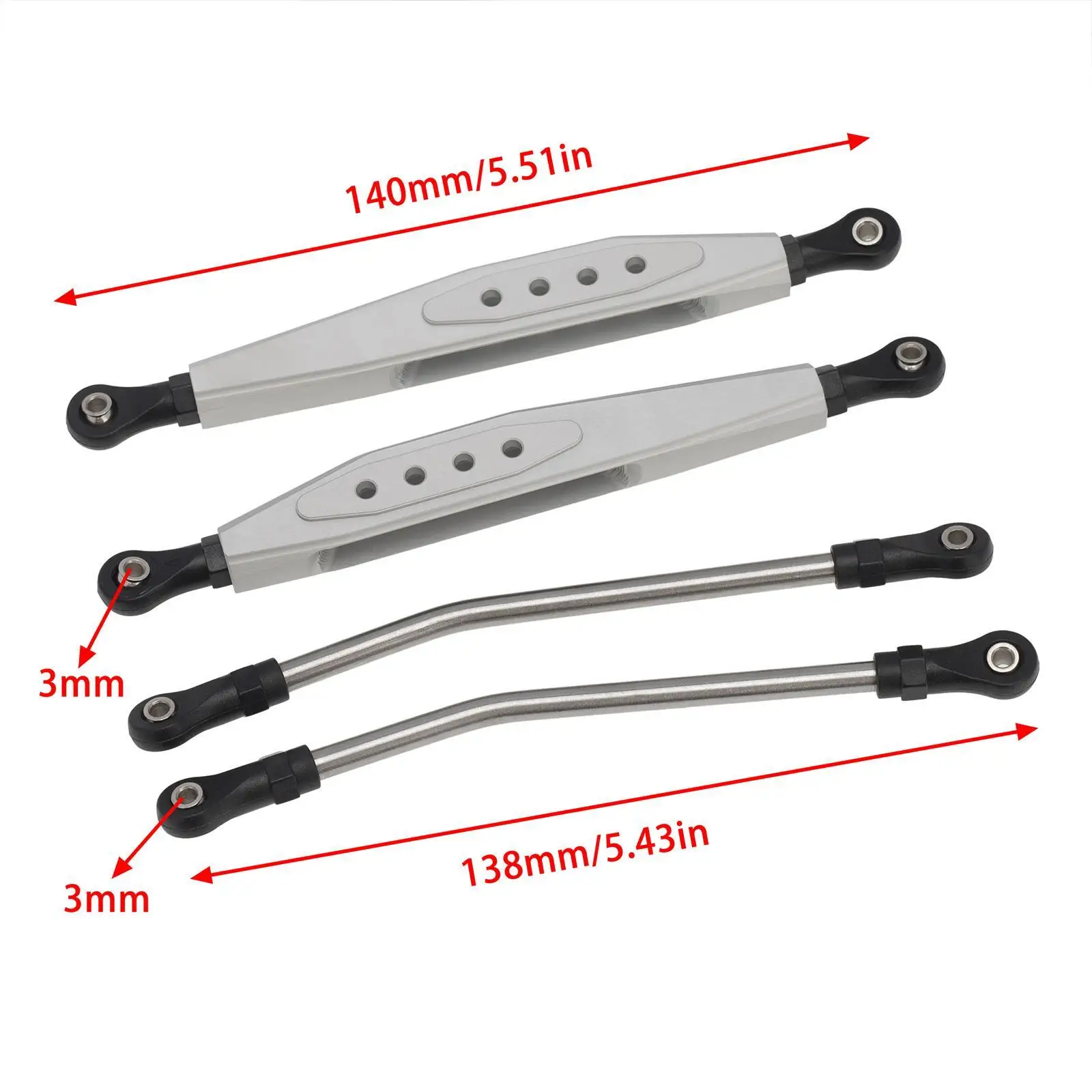Aluminum Rear Knuckle Arm Set For Arrma RC Cars (SENTON, TALION, INFRACTION, LIMITLESS, FIRETEAM)