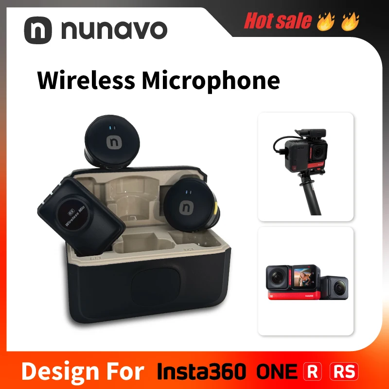 Wireless Microphone Insta 360 One R Mic External Mic Insta360 One