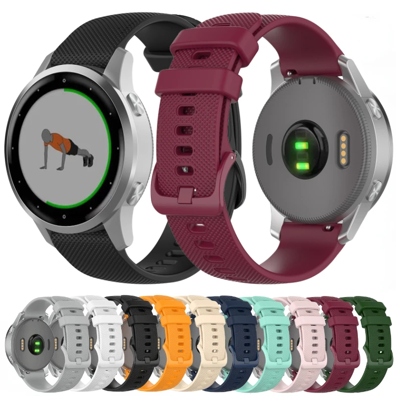

New 22mm 20mm Silicone Strap for Samsung Galaxy Watch 3 4 5 6/4 6 Classic Amazfit GTR3/4/GTS Bracelet for Huawei Watch GT2/3 Pro
