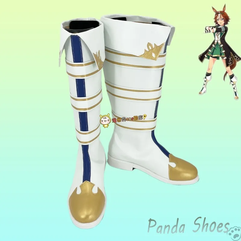 

Umamusume Pretty Derby Bamboo Memory Cosplay Shoes Anime Game Cos Shoes Cosplay Costume Prop Shoes for Halloween Party