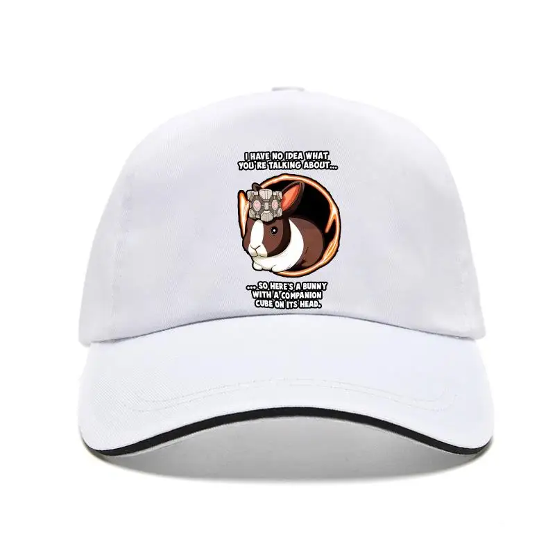 

Portal Bunny Adult Baseball Cap (one size-Large) Print Baseball Cap Mens Flat Brim Bill Hat Men Hats Low Price Sunscreen Men Bil