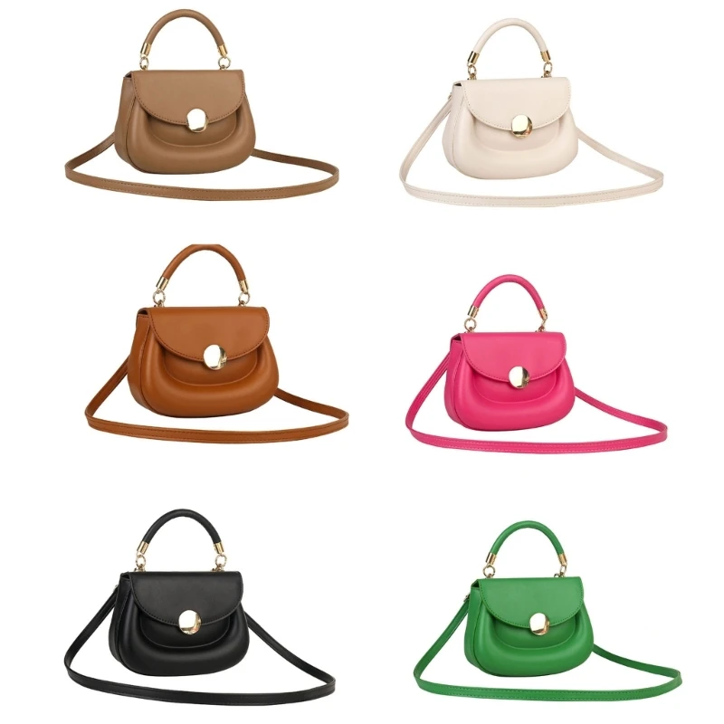 

Vintage Crossbody Bag for Women PU Leather Shoulder Satchel Bags Handbag Travel