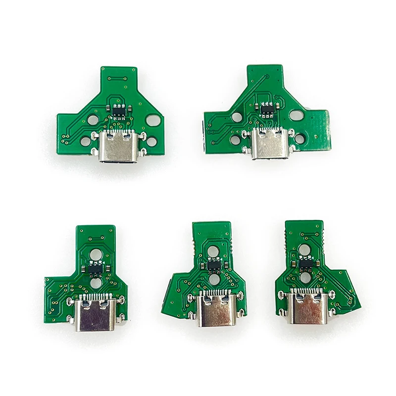 1 Set Universal For PS4 Controller 040 050 055 DIY Accessories For DualShock 4 USB Type C Charging Board MOD