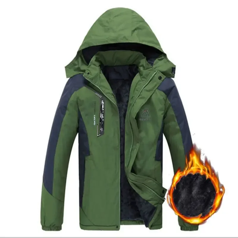 الشتاء سميكة صوف مبطن في الهواء الطلق سترة قطن الرجال تسليم العمل موحدة المرأة مبطن معطف الأزواج مكافحة البرد ملابس خارجية