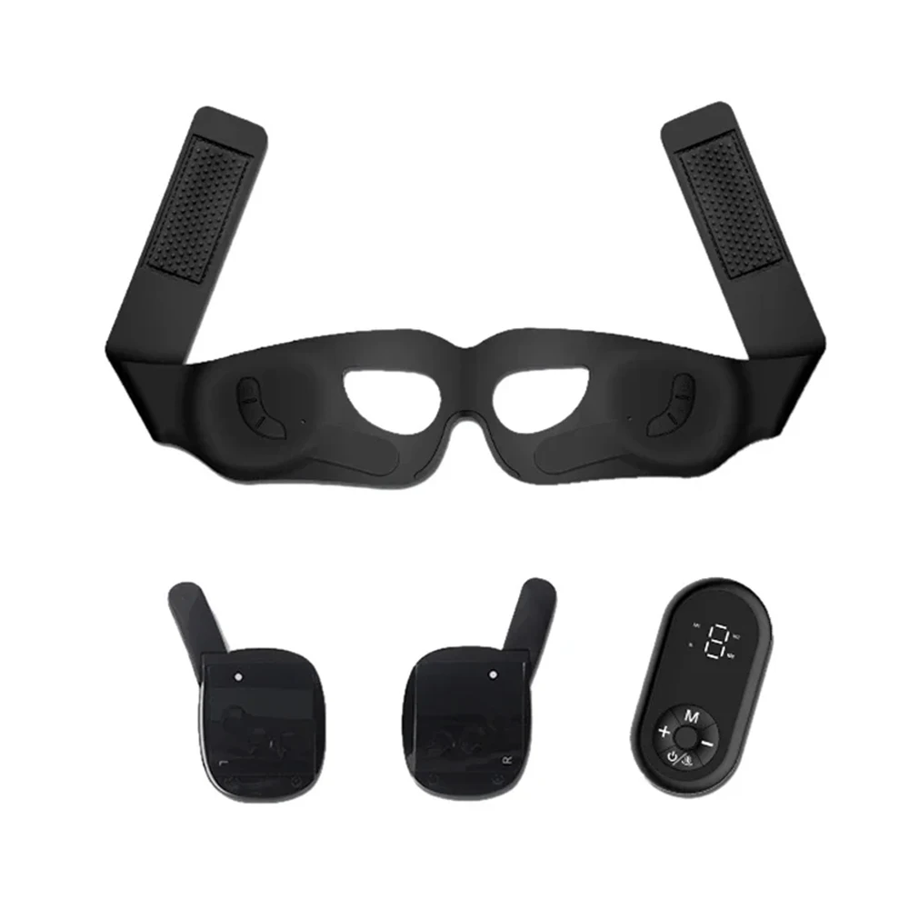 Microcurrent Hot Compress Ems Eye Massager Dark Circle Removal Massage Beautiful Eyes Anti Wrinkles Facial Eye Heated Massager