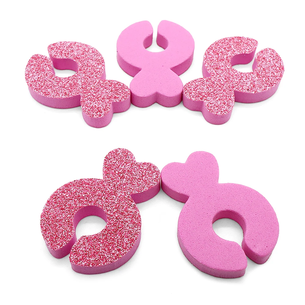 10Pcs Pink Heart Toe Dividers Pedicure For Women Men Girl Manicure Feet Nail Polish Art Painting Spa Toe Separators Manicure Set