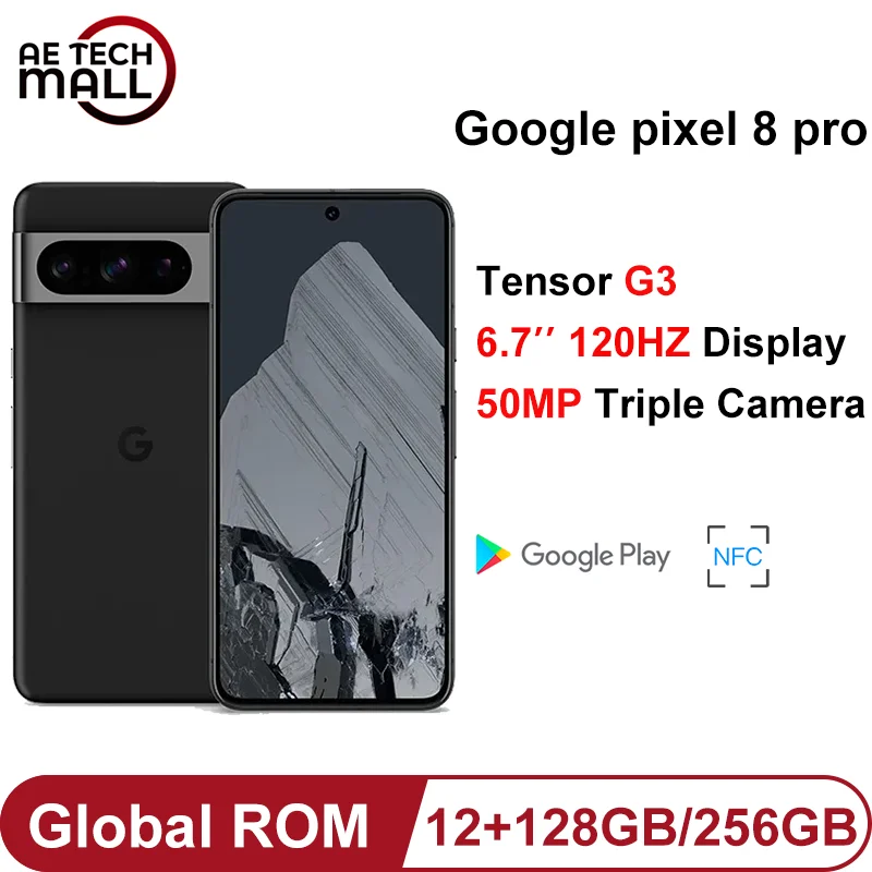 Google-Pixel 8 proグローバルバージョンのスマートフォン,指紋および