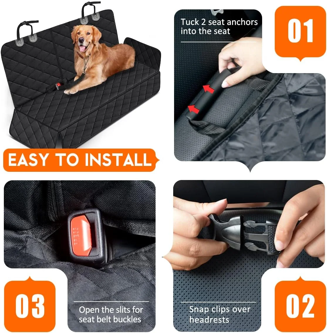 Waterproof Dog Seat Cover 6