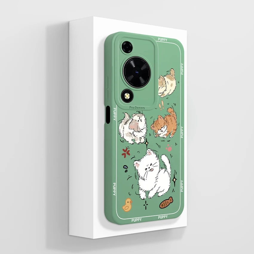 Beautiful Floral Liquid Silicone Phone Case