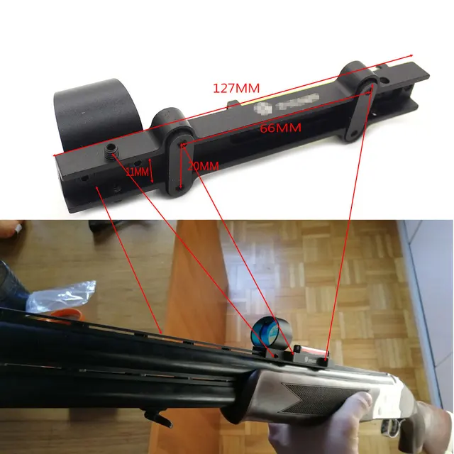  ACEXIER Green Fiber Red Dot Sight 1x28 Collimator