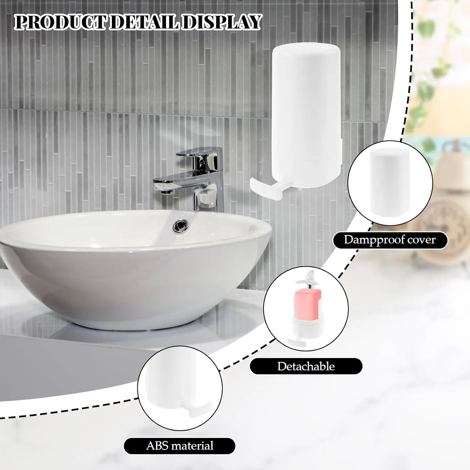 Soap Grater Grinder New Soap Bar Grinder Wall Mounted Moisture Resistant Easy To Use Soap Dispenser for Solid Hand Soap 4