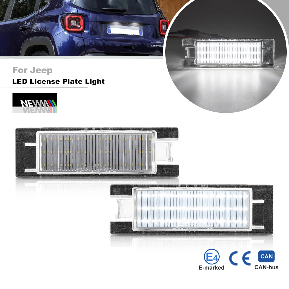 FullLEDLicensePlateLightKitFitforJeepRenegade20152021Canbus