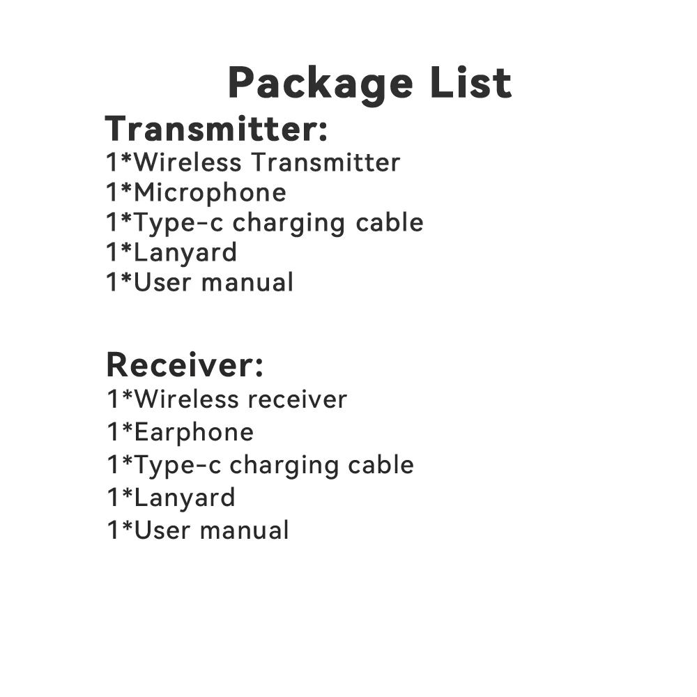 microfone, transmissor audio portátil, receptor para a