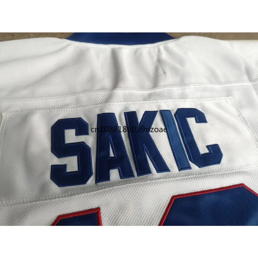 Joe Sakic Jersey 19 Quebec Ice Hockey Jersey Retro Sport Sweater Old Team Stitched Letters Numbers S-XXXL