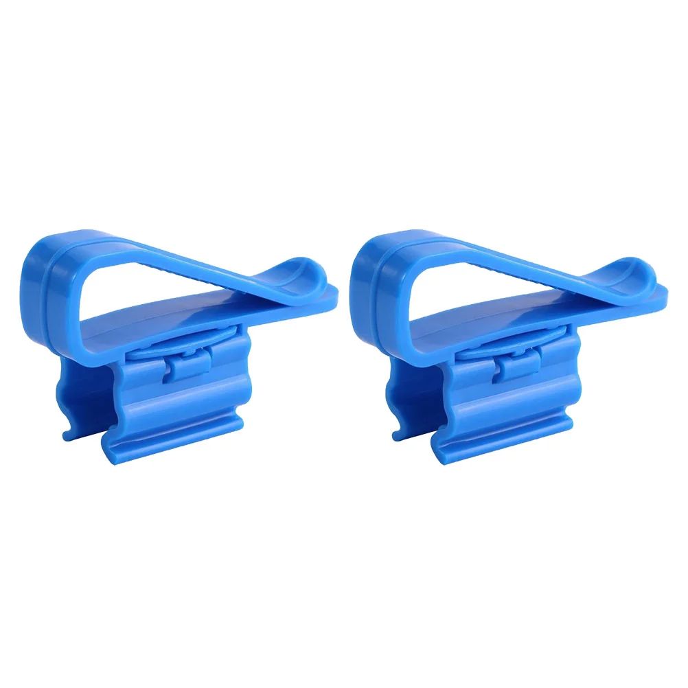 

2pcs Aquarium Filtration Hose Holder Water Pipe Clip Filter Mount Tube Tropical Fish Tank Clean Pump Fixing Clamp (Blue)