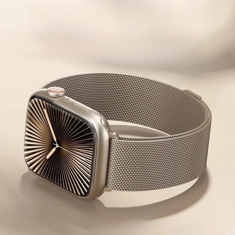 Sleek Milanese Apple Watch Bracelet Strap
