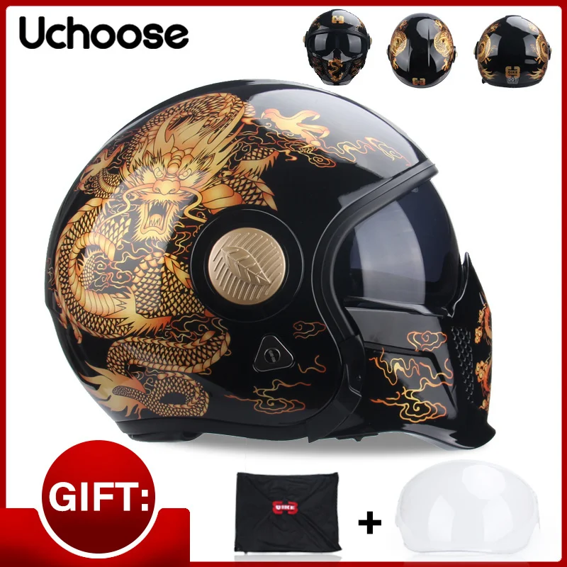Regali Accessori MOTO Casco MOTO Full Face Samurai Regali Accessori MOTO Casco MOTO Full Face Samurai