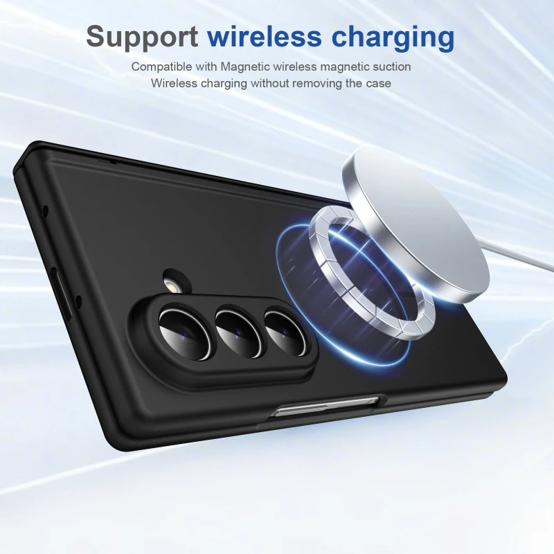 Premium Magnetic Hinge Protective Case with Screen Protector