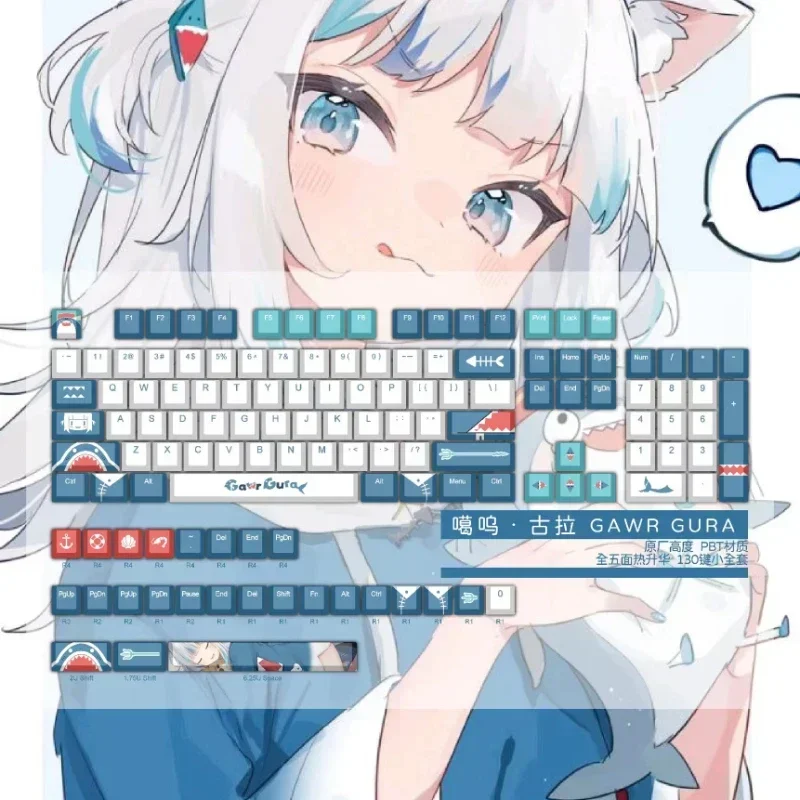 正規品 GMK a Gawr Gura Set + Novelties Set 正規品 GMK a Gawr Gura Set + Novelties Set - メルカリ