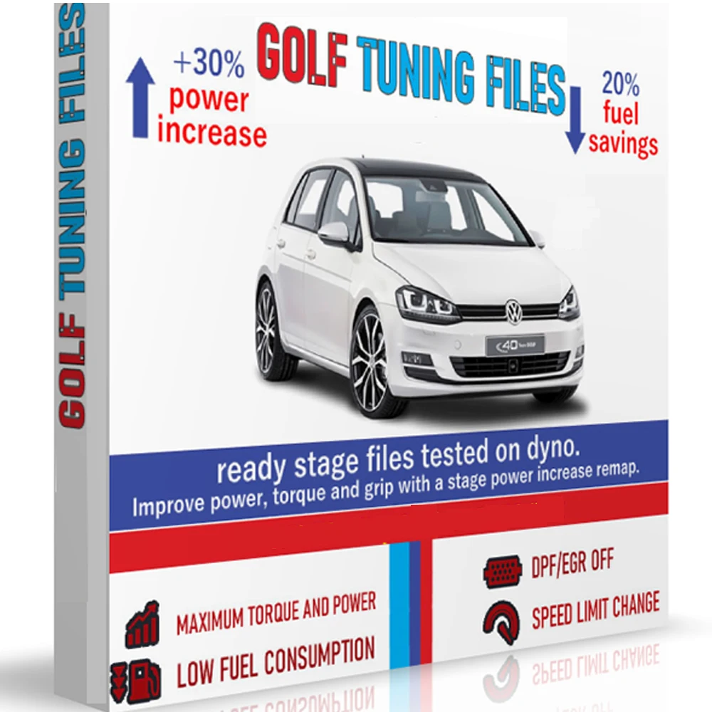 

For Golf Tuning Files [ 6.7 GB ] Moded Ecu Progam Remapping Stage1,Stage 2...etc