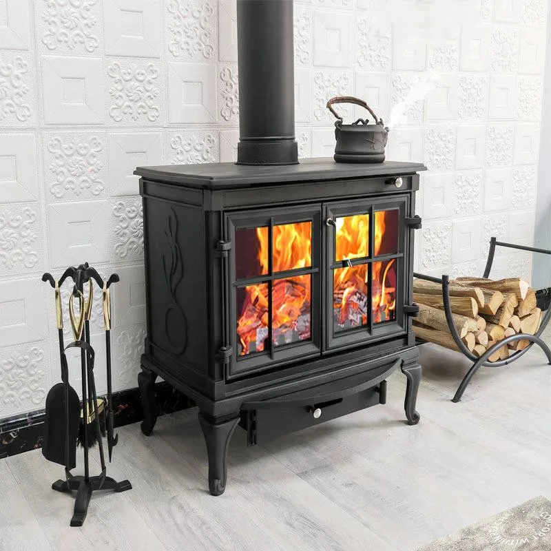 New Modern Design Wood Burning Stoves Iron Material Wood Stove Fast Heating  Stoves - AliExpress