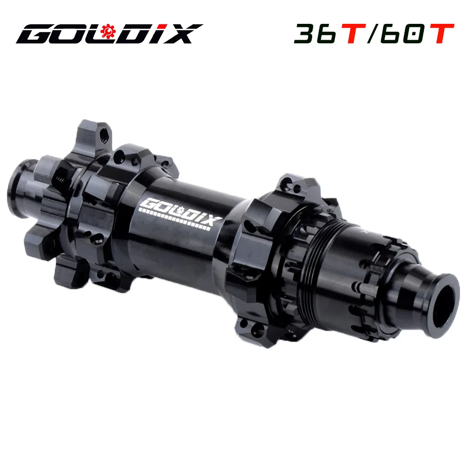 Goldix Gdx310 Mozzo Freno A Disco Boost 28H Perno Passante Sgancio Rapido 148 X1 2/141X10 Ratsche 36T/60T Hg Xd Ms 8/9/10/11/12 Velocità