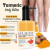 KYLIEFIT Natural Turmeric Brightening Body Lotion, Reduce Blemish, Acne, Smooth , Glowing & Hydration Cream, For All Skin Types 3