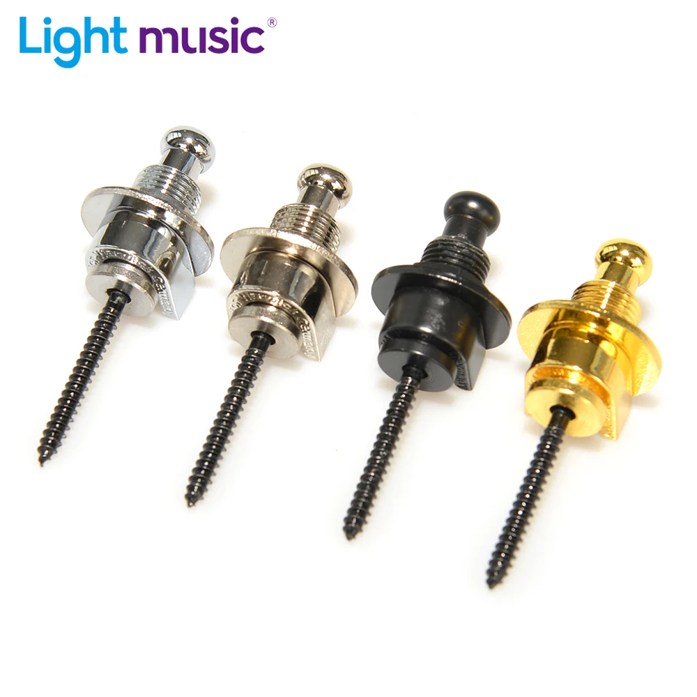 Security Lock Chitarra 2 Pezzi Strap Lock Per Chitarra, Basso E Ukulele - Bloccaggio Sicuro Dei Picchetti Della Traccia, In Lega Ukulele Soprano - Foto 11