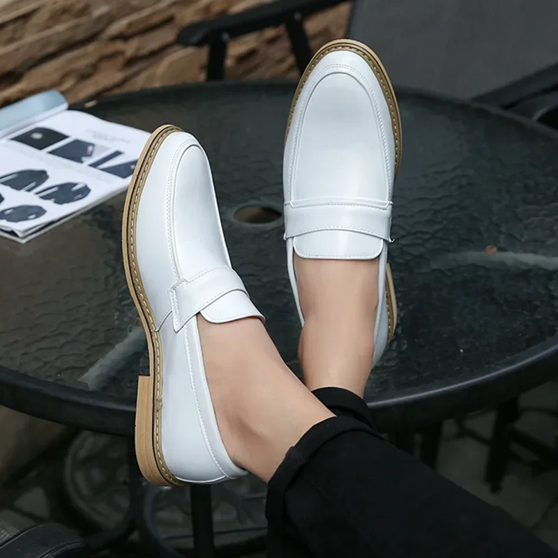 Spring New Men's Leather Shoes Formal Dress Business Leather Shoes Banquet Men's