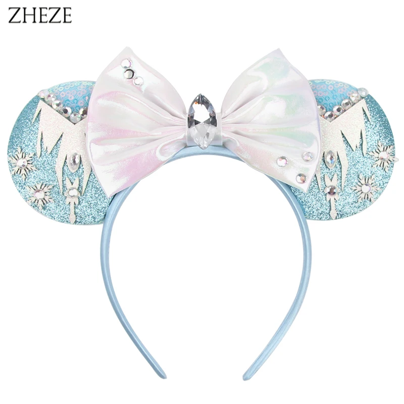 1 Stück Glänzendes Schloss Mausohren-Stirnband für Jungen und Mädchen, Festival-Party-Cosplay-Haarband, DIY-Haaraccessoires für Frauen, Cartoon-Geschenk – Detail 8