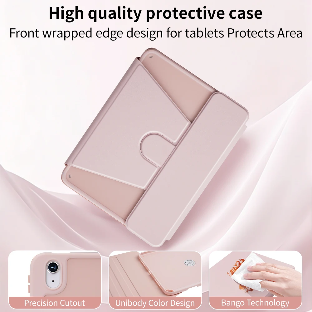 Advanced iPad Case with Detachable Wireless Keyboard, 10.9 Inch, 2025 Edition