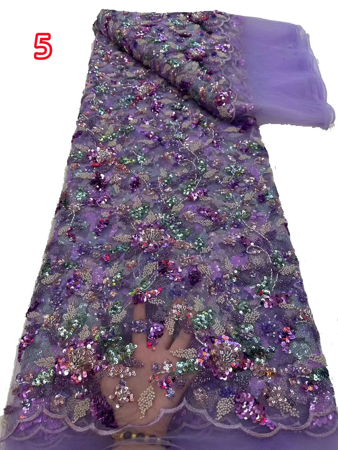 

New exquisite bead bead tube composed of flowers grape type embroidery net yarn, high-end luxury retro cheongsam evening gown