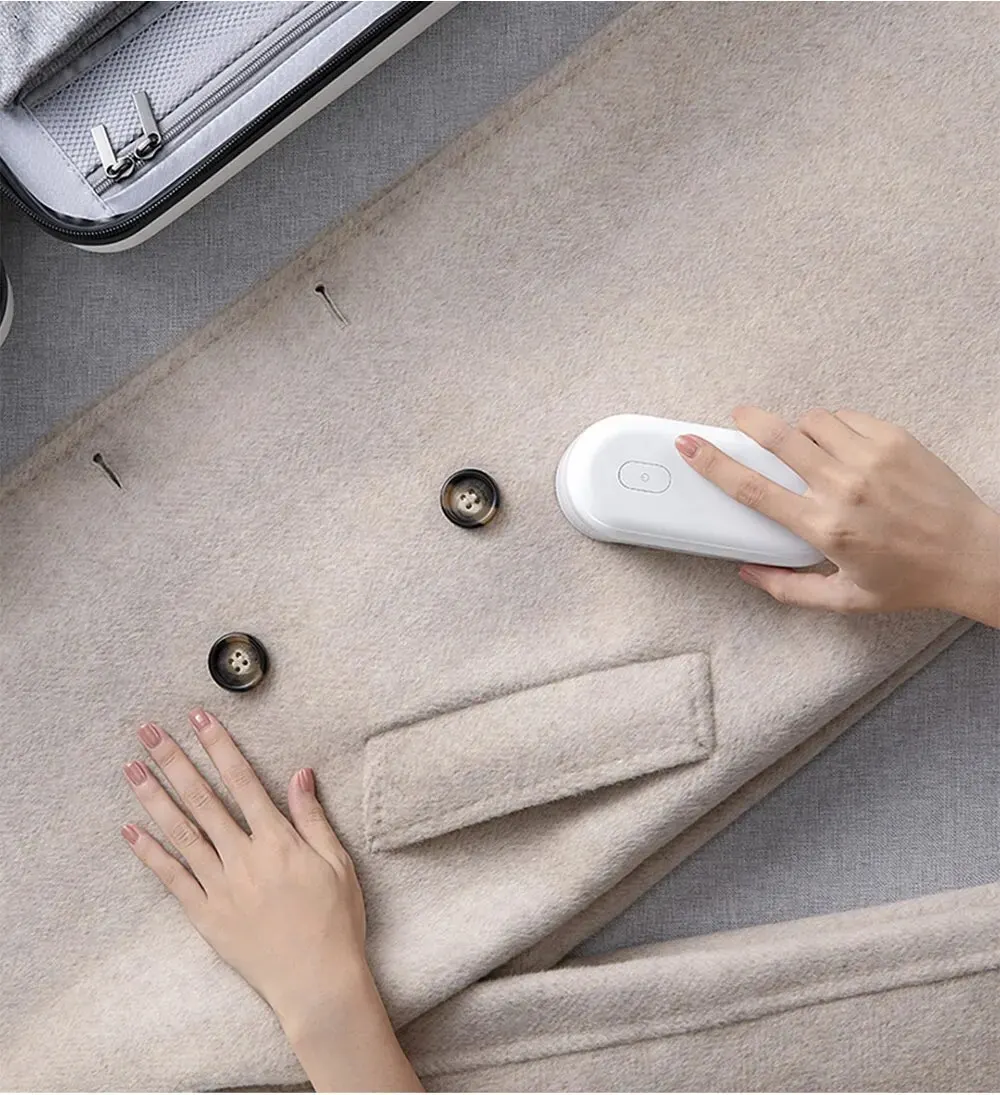 Xiaomi Lint Remover – Rechargeable Fabric Shaver for Clothes & Upholstery, Removes Lint, Fuzz & Bobbles, Portable Design - Alletron