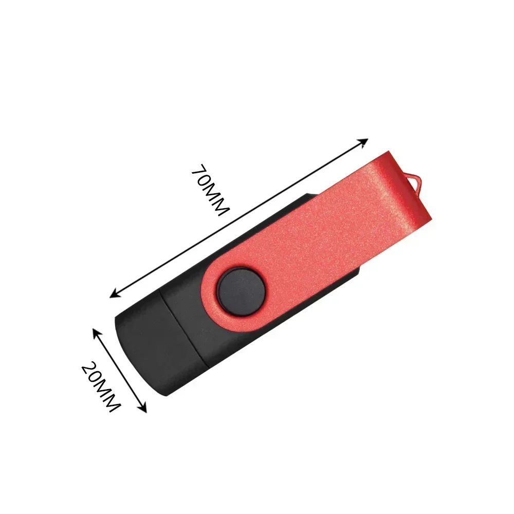 빨간색 회전형 2.0 USB 플래시 드라이브 128GB TYPE-C USB 스틱 64GB 32GB 16GB 8GB 창의적인 선물용 펜 드라이브 4GB USB 메모리 2.0