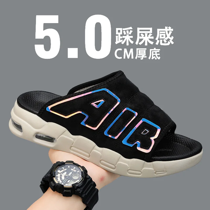 ตัวเลือกสินค้า รองเท้าแตะชาย 2025 แฟชั่น Air Cushion ชายหาด ทนลื่น